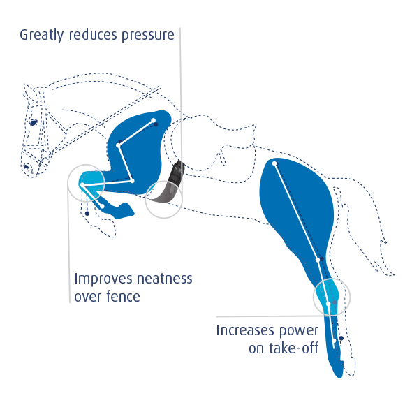 This design of girth is scientifically proven to dramatically increase
